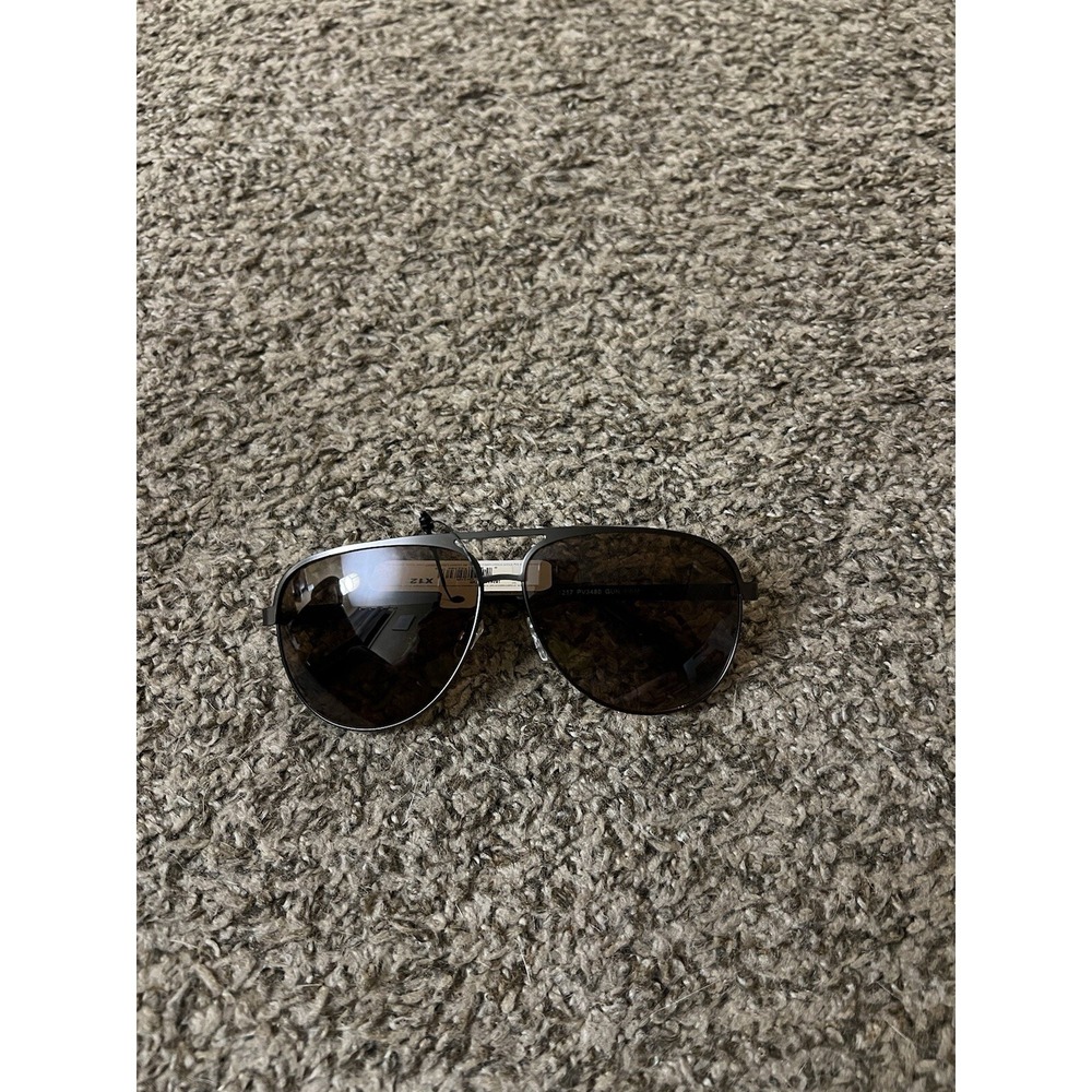 Foster Grant Aviator Sunglasses Gunmetal Frame Dark Smoke Lens PV2480 GUN‎ FAM